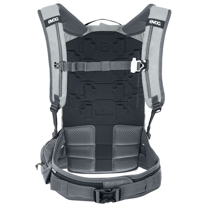 Backpack with Back Protector EVOC TRAIL PRO 10L Grey
