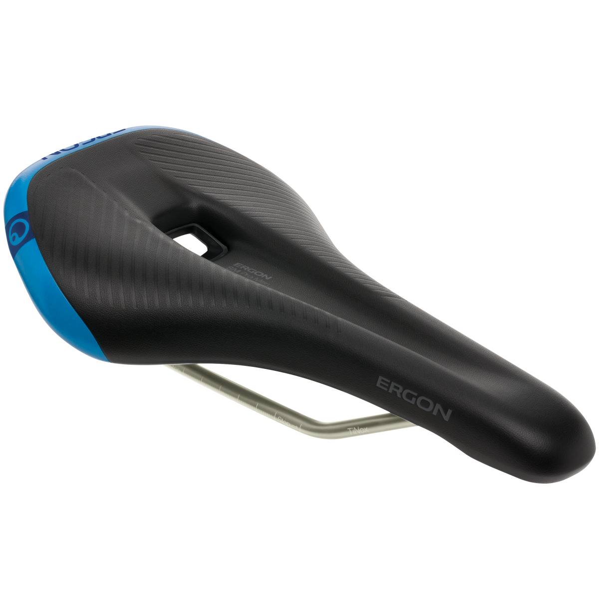 Sedlo ERGON SM Pro Midsummer Blue S/M s ližinami TiNox