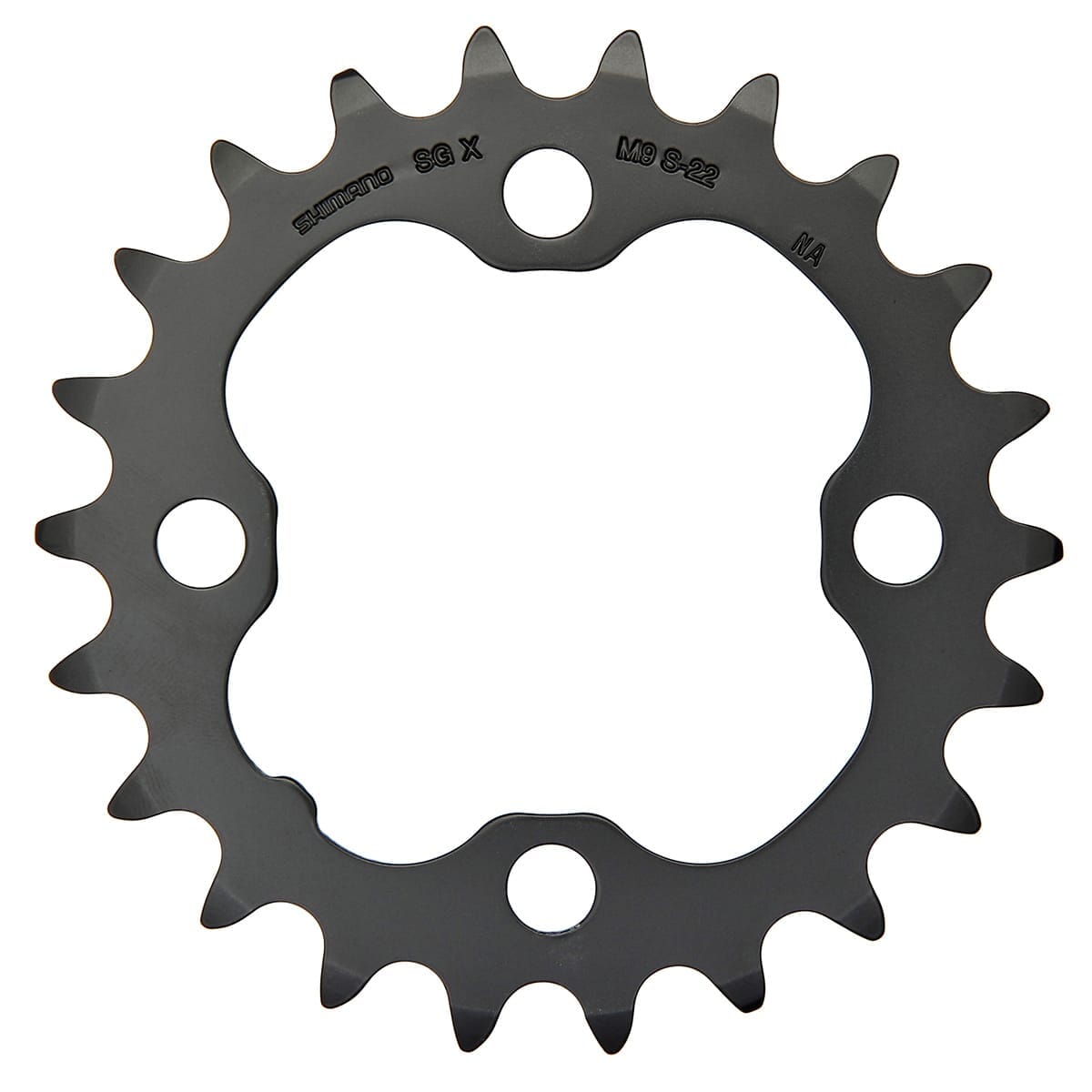 SHIMANO DEORE M590 9V 4 huller 64 mm indvendig bakke Sort