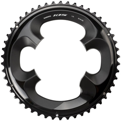 Prato Exterior 11V SHIMANO 105 R7000 110 mm Preto