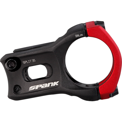 Attacco manubrio SPANK SPLIT 35 Rosso