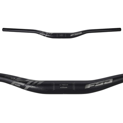 Lenker FSA COMET Aluminium Rise 25mm 35/760mm Schwarz