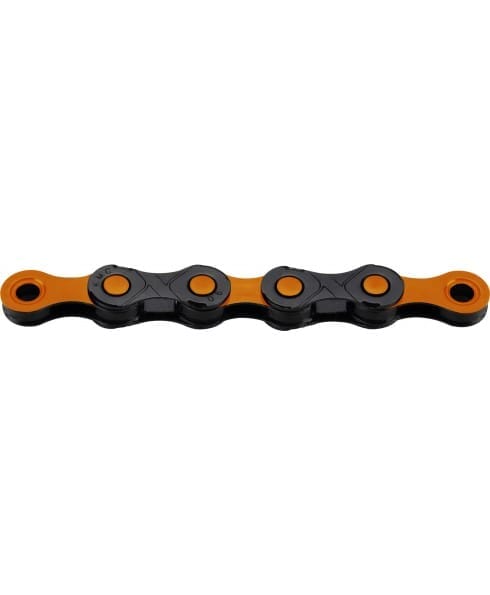 Cadena KMC DLC12 12V Negro/Naranja