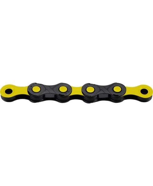 12V KMC DLC12 Kette Schwarz/Gelb