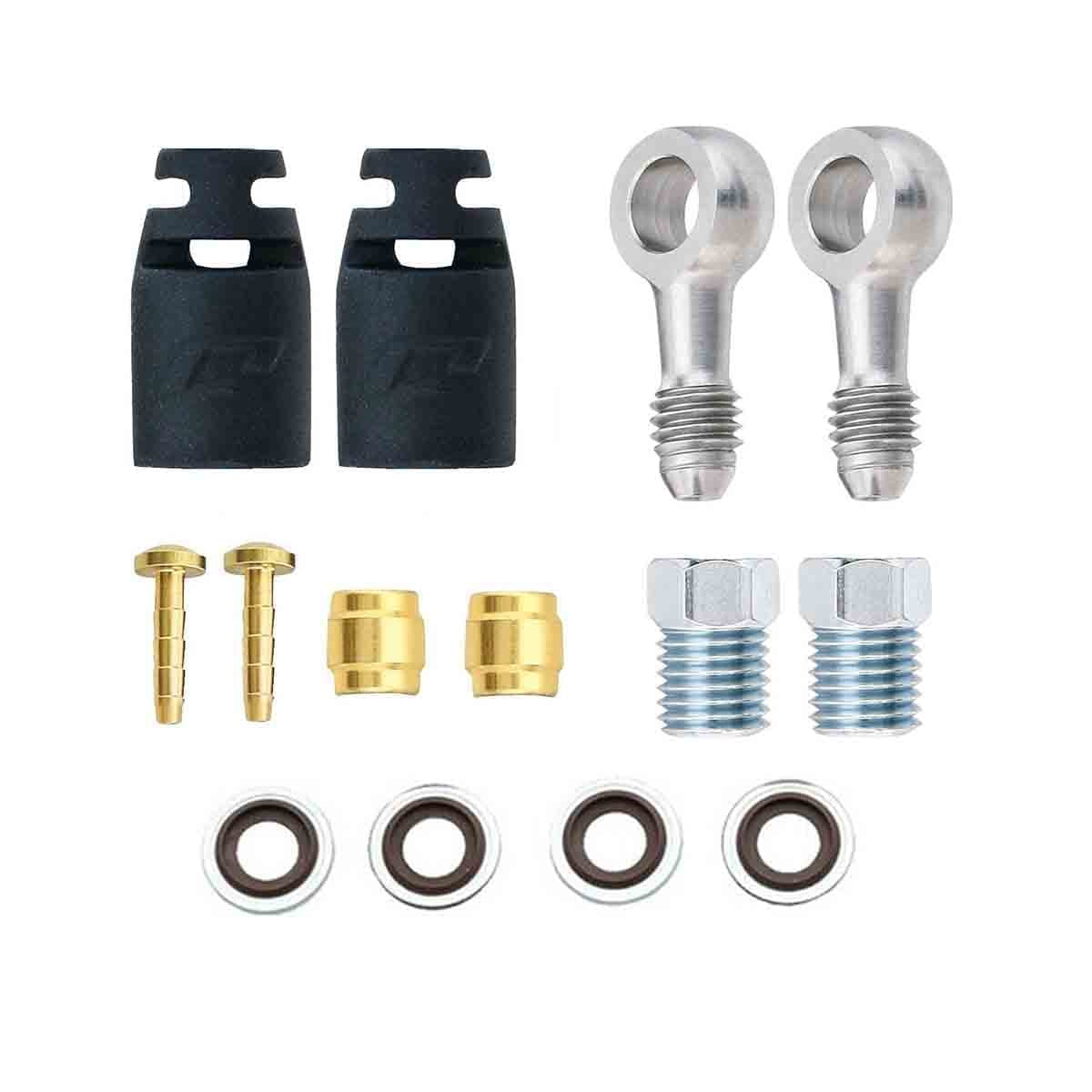 Fitting Kit for JAGWIRE HYFLOW Quick-Fit Formula Mega, The One, R1 HFA502 Hose