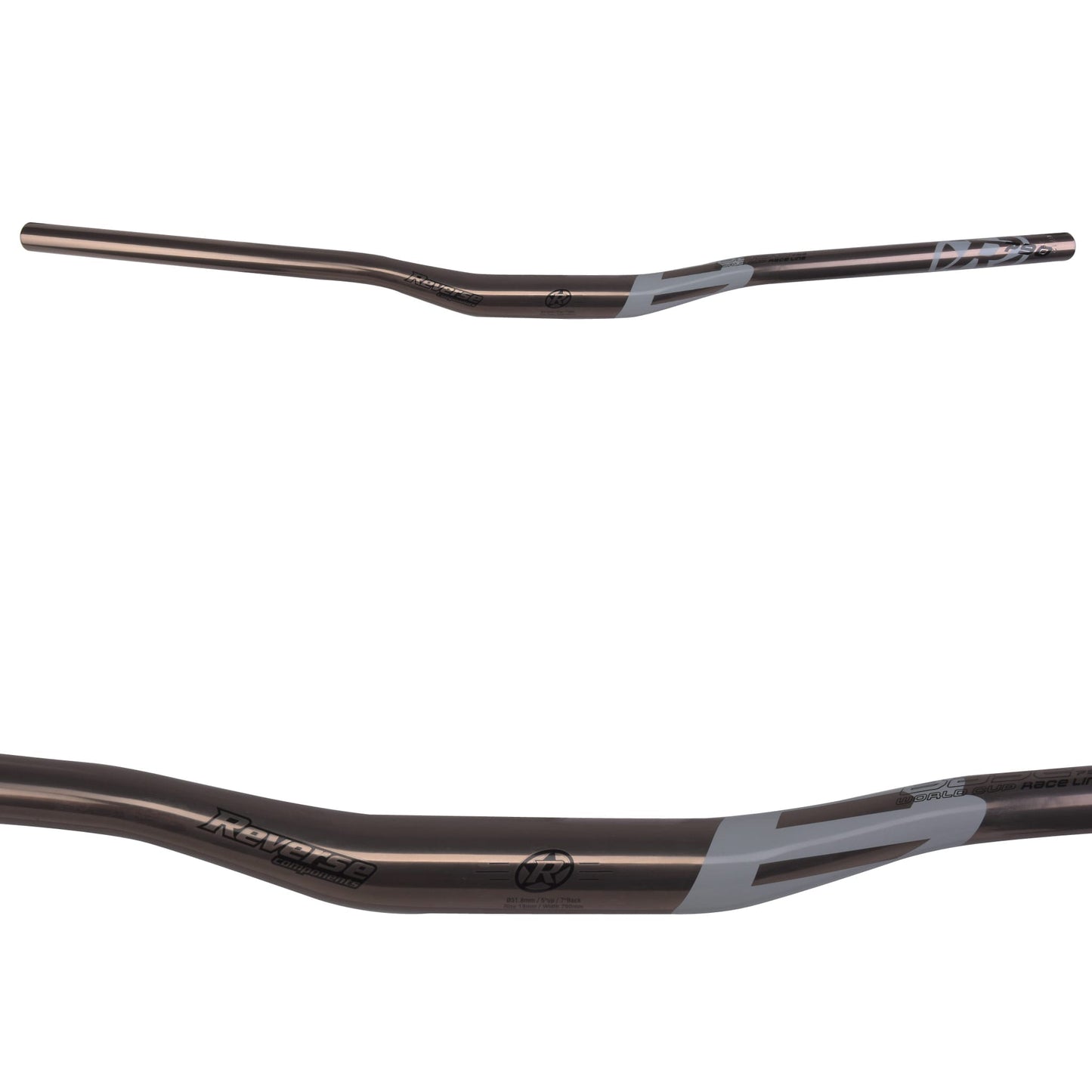 Lenker REVERSE COMPONENTS BASE Rise 18mm 790mm Titanium
