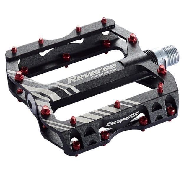 REVERSE COMPONENTS ESCAPE PRO Pedale flach Schwarz/Rot