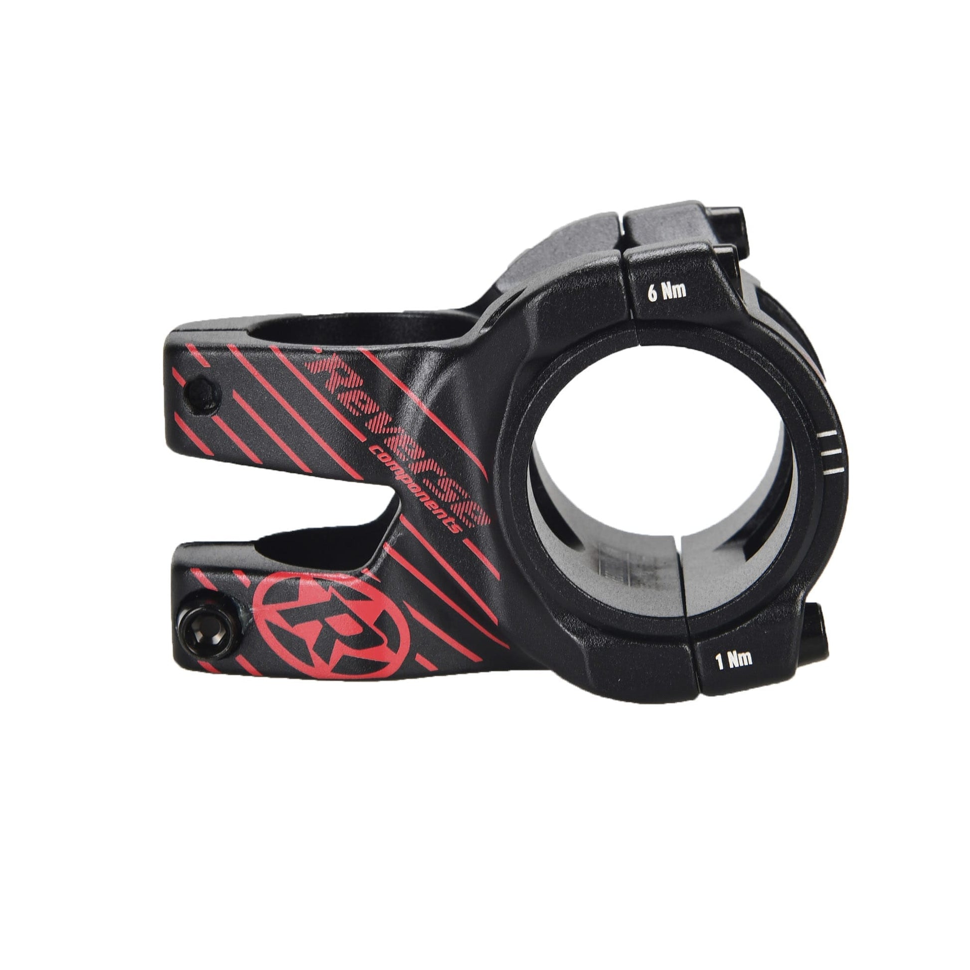 REVERSE COMPONENTS BLACK ONE D-2 Vorbau Schwarz/Rot