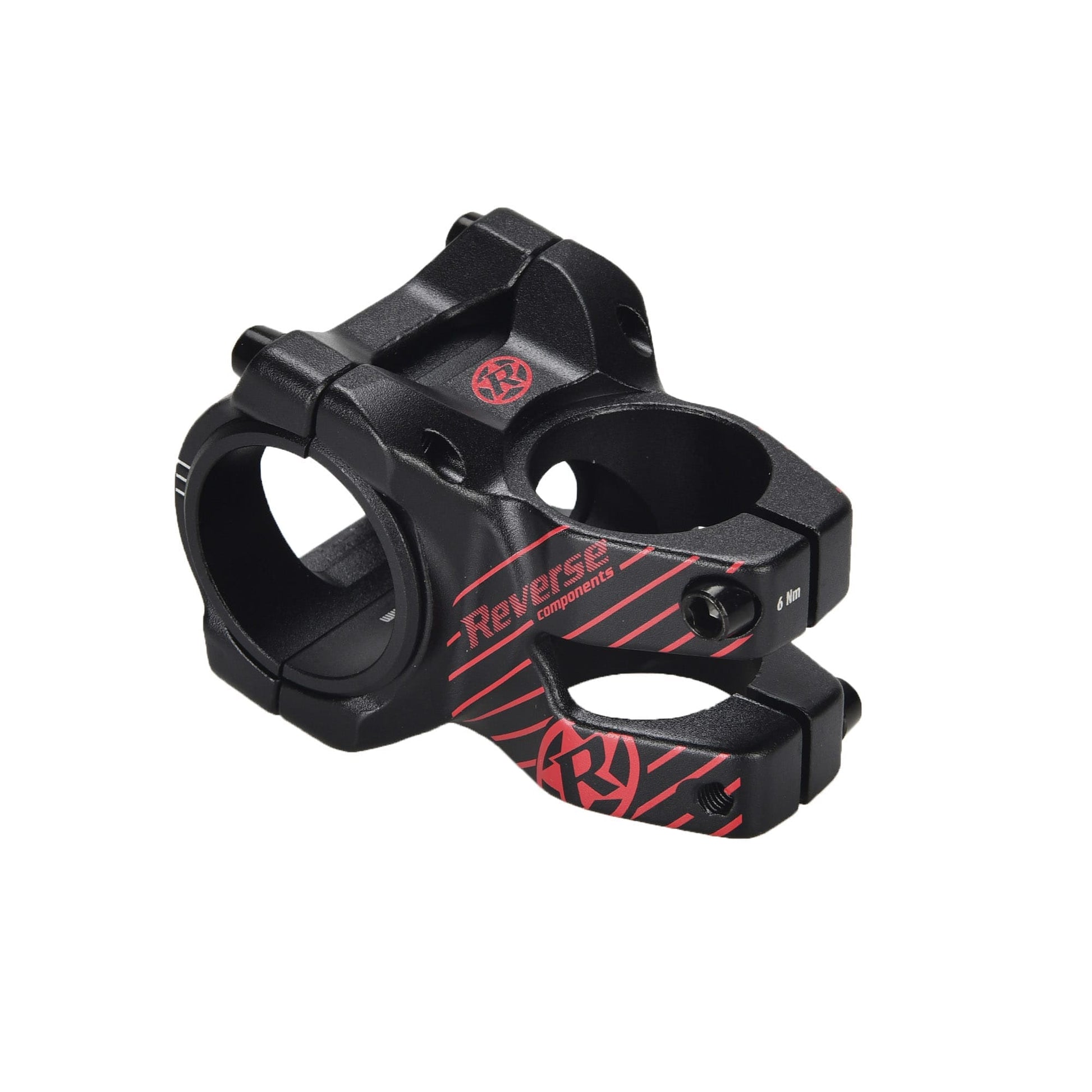 REVERSE COMPONENTS BLACK ONE D-2 Vorbau Schwarz/Rot
