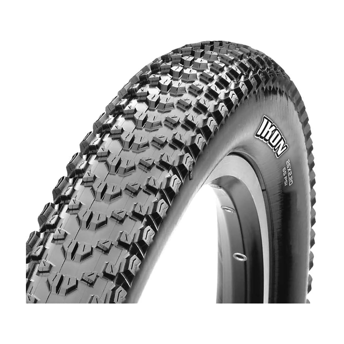 MAXXIS IKON 26x2.35 Exo 3C Speed Tubeless Ready Soft Black-dæk