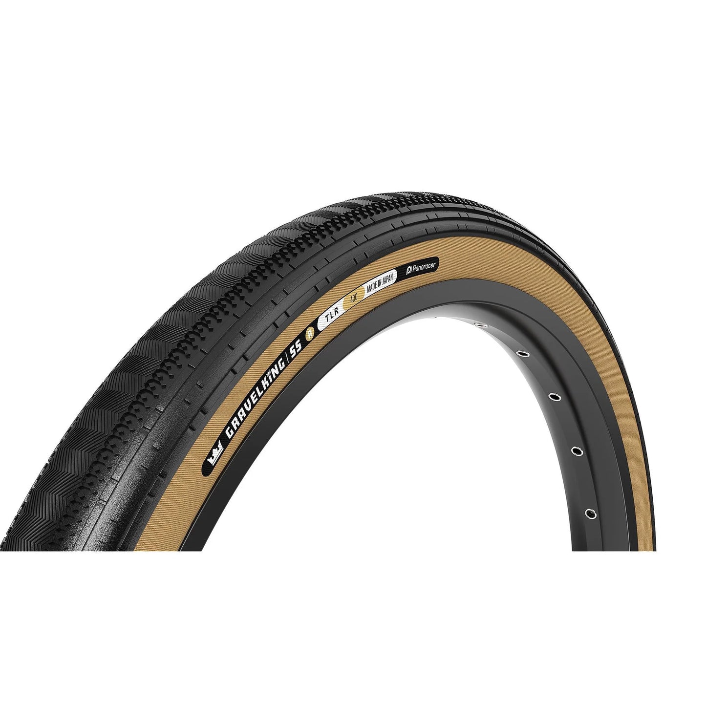 PANARACER GRAVELKING SEMISLICK R-LINE TLR 700x45c Tubeless Ready Beige däck