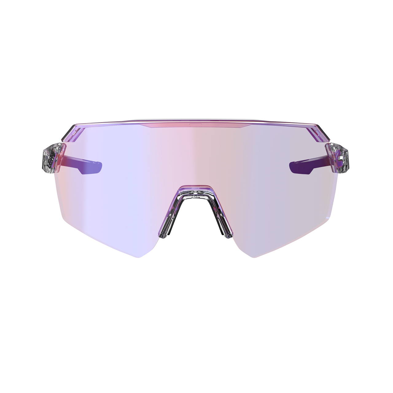 LEATT RIDEVIZ LITE LARGE Brille Transparent Iriz Crystal Fuschia Glas