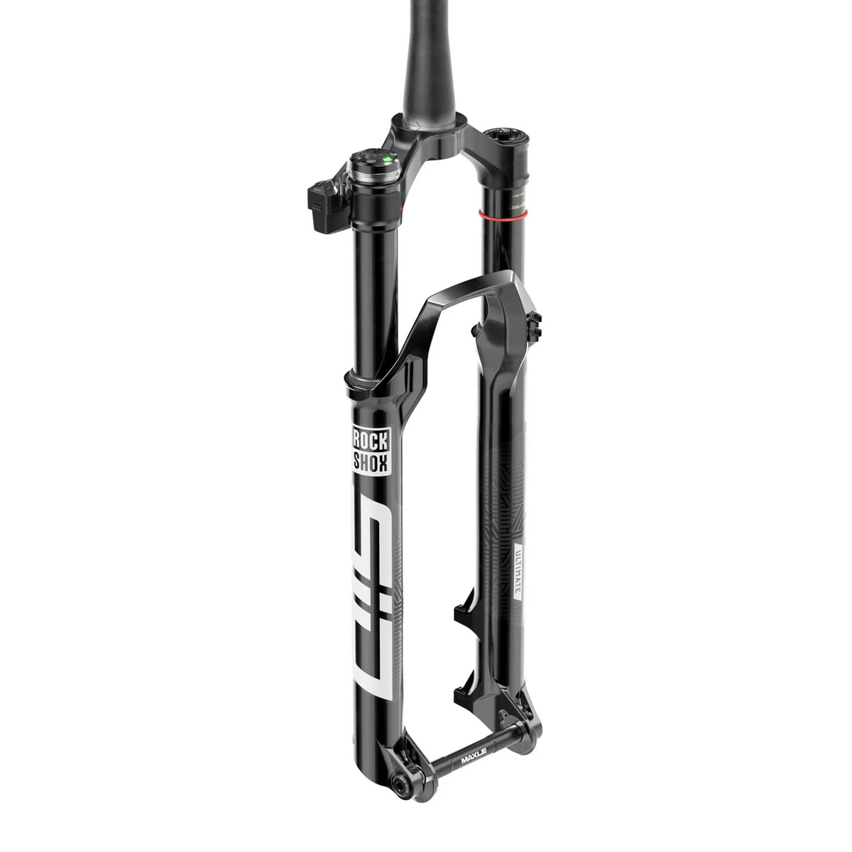 Juoda ROCKSHOX SID ULTIMATE RACE DAY2 3P FLIGHT ATTENDANT USB-C D2 29" šakė su 15x110 mm Boost ašimi