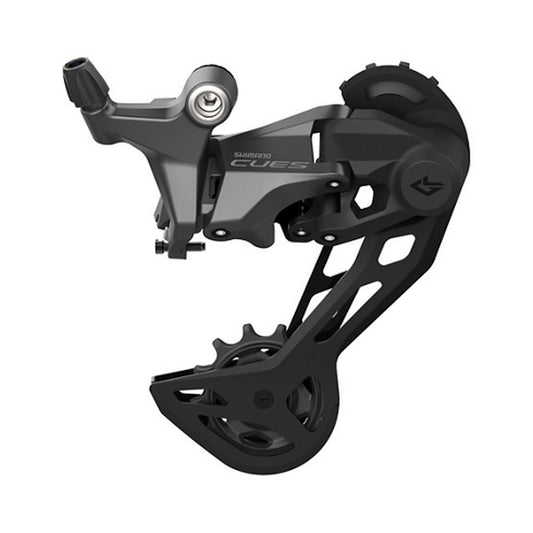 SHIMANO CUES U6020-SGS 10-speed long-cage rear derailleur – product view on a white background