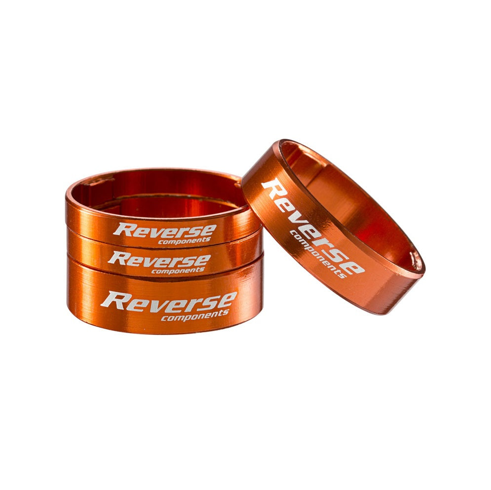 REVERSE COMPONENTS ultralette aluminiumsafstandsstykker til styring, 1"1/8, orange