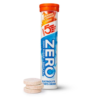 Hydreringstabletter Elektrolytter HIGH5 ZERO (x20) Appelsin og Kirsebær
