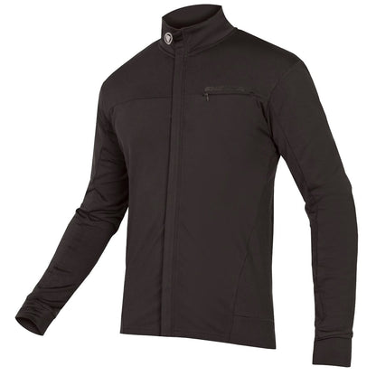 Camisola ENDURA XTRACT ROUBAIX Mangas Compridas Preta