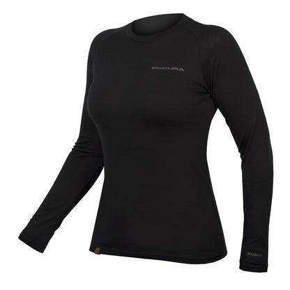 Intimo ENDURA BAABAA BLEND Maniche Lunghe Donna Nero