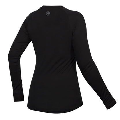 Intimo ENDURA BAABAA BLEND Maniche Lunghe Donna Nero