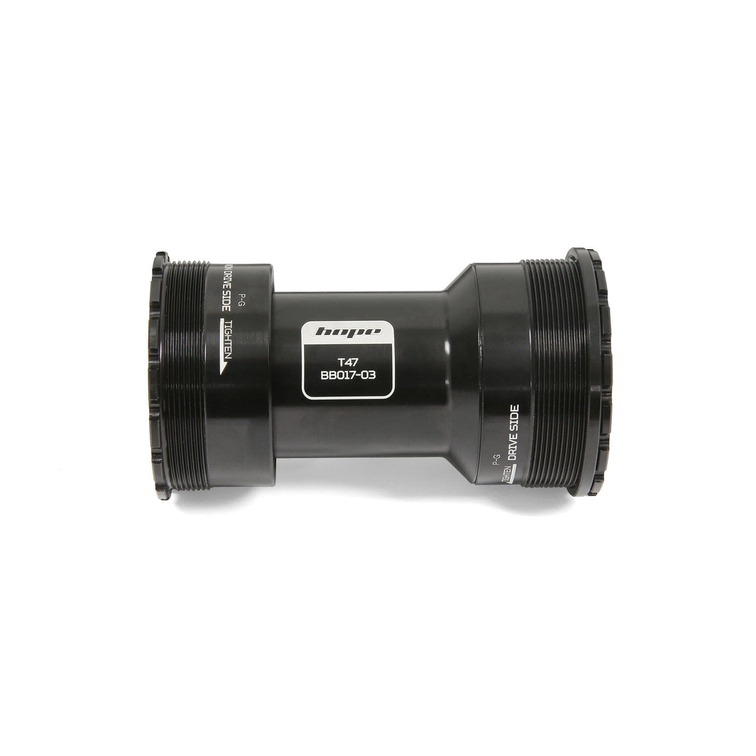 Boîtier de Pédalier HOPE T47 86/92 mm Axe 30 mm #BBT478630SSN Noir