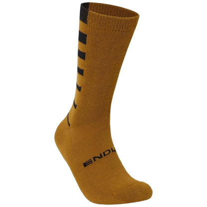 Calze ENDURA COOLMAX STRIPE 2 Paia Bronze/Beige