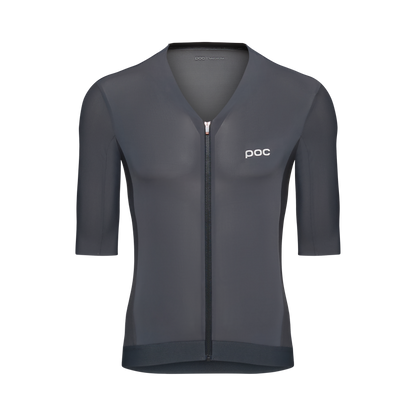 Trikot POC RACEDAY Kurzarm Grau