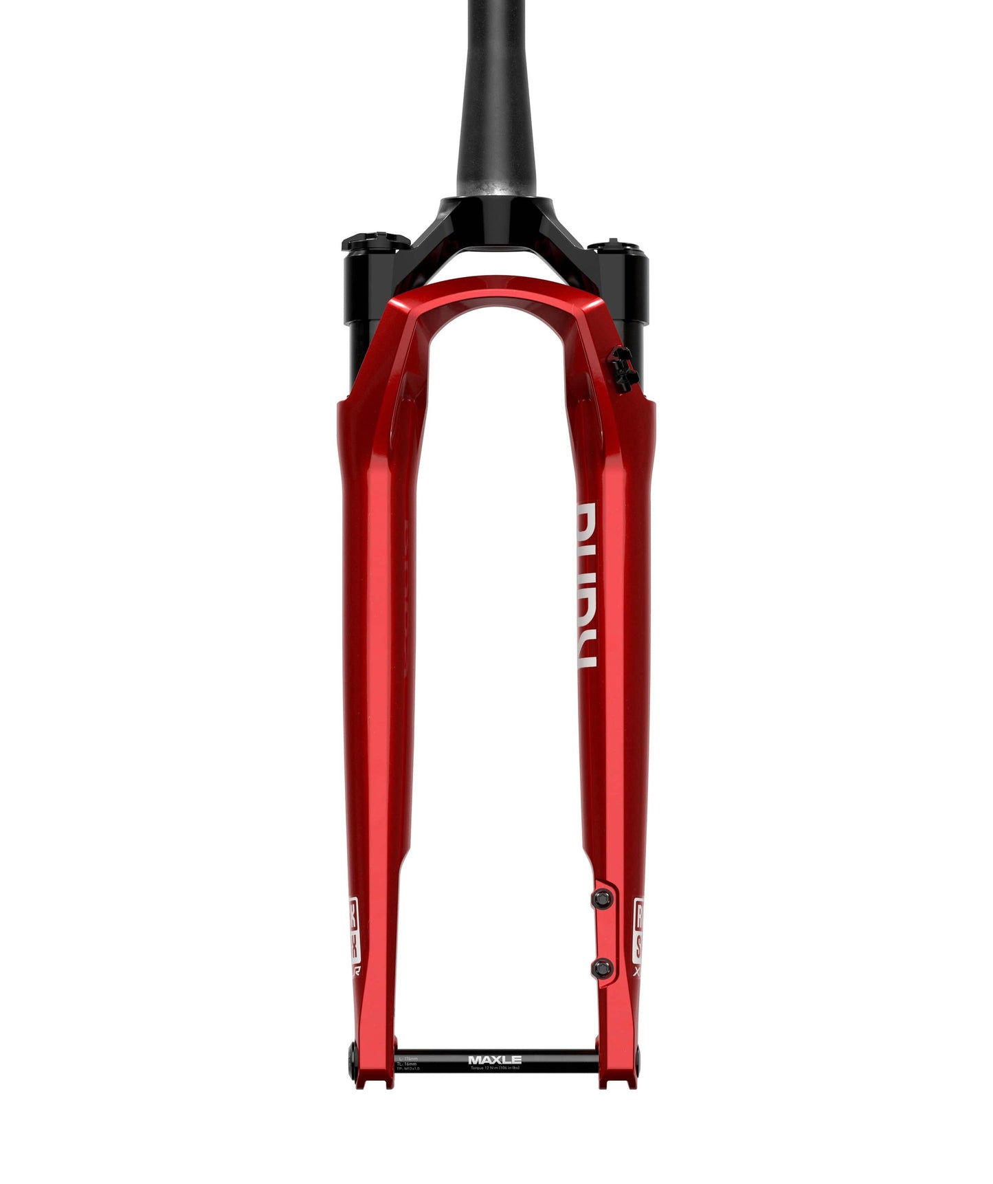 Fourche ROCKSHOX RUDY ULTIMATE RACE DAY 2 700c 12x100mm Déport 45mm A2 Rouge