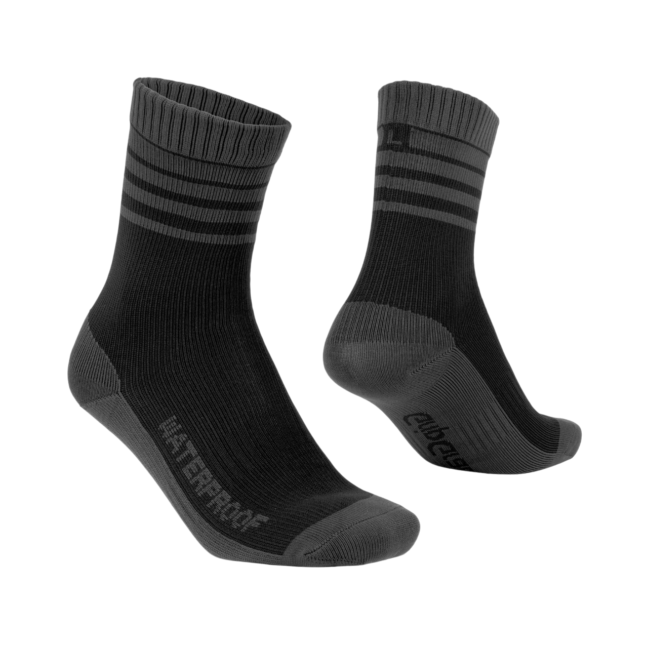GRIPGRAB Merino Vattentäta vinterstrumpor Svart