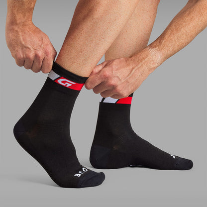 GRIPGRAB REGULAR CUT Socks Black