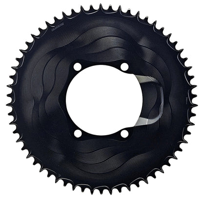Μονό Πλατό 12V ALUGEAR AERO 110 BCD για Shimano Μαύρο