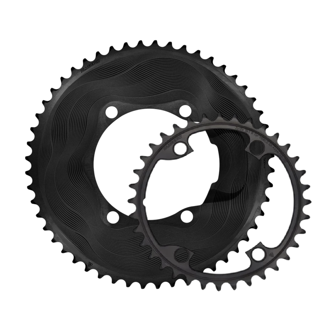 Sada převodníků 12V ALUGEAR AERO 110 BCD pro Shimano černá