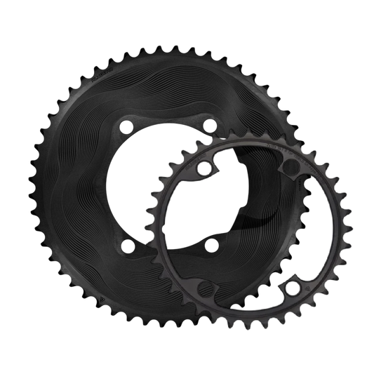 Ζεύγος Δίσκων 12V ALUGEAR AERO 110 BCD για Shimano Μαύρο