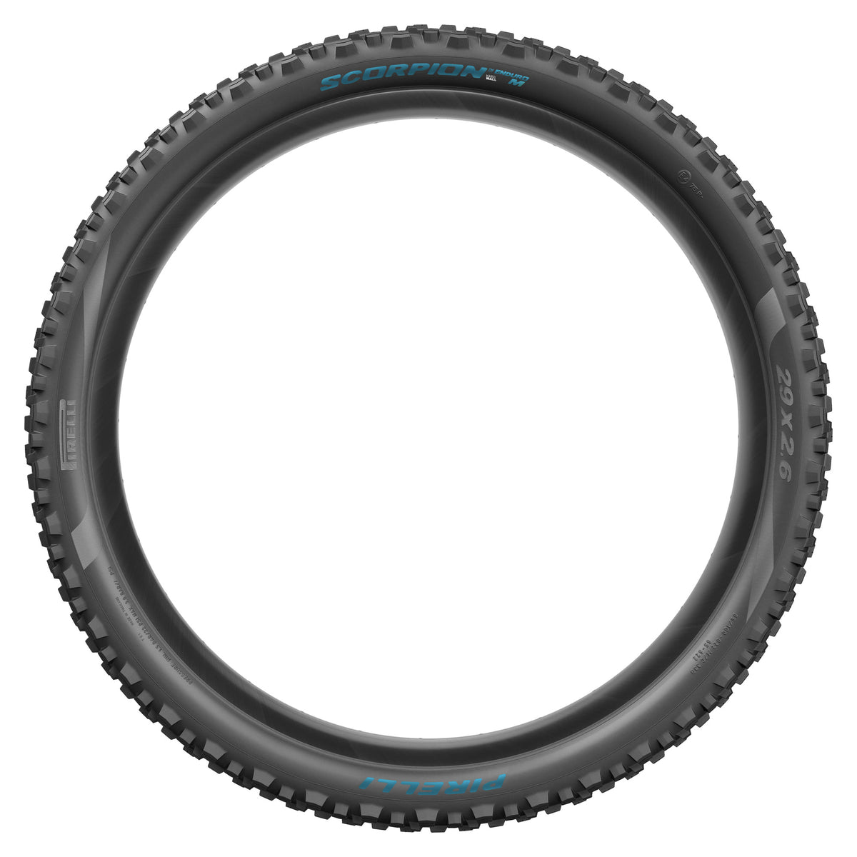 Pirelli Scorpion Enduro M Colour Edition 29x2.40 HardWall Tubeless Ready -taittoreunarengas, musta/Petronas-turkoosi