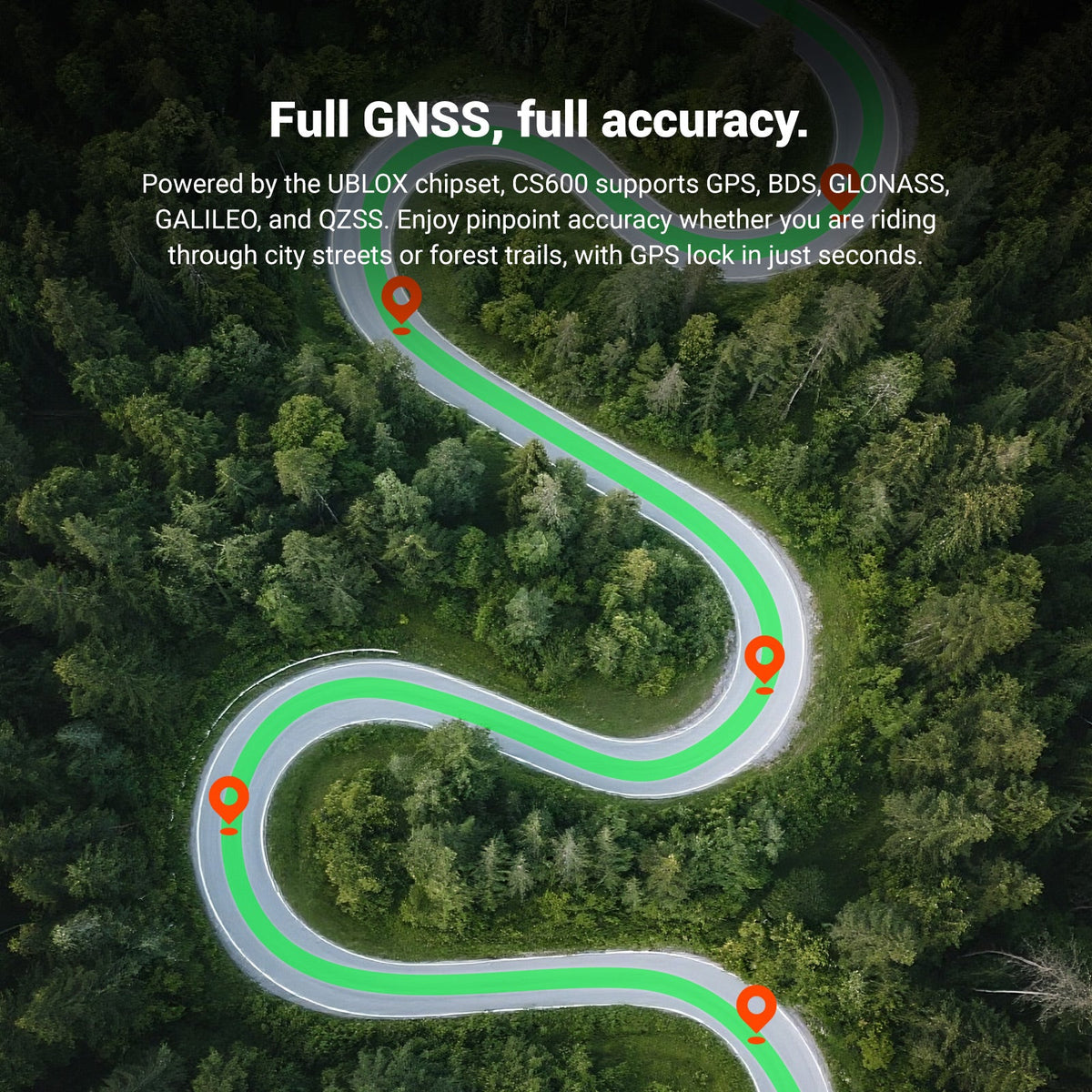 COOSPO CS600 GPS-cykelcomputer