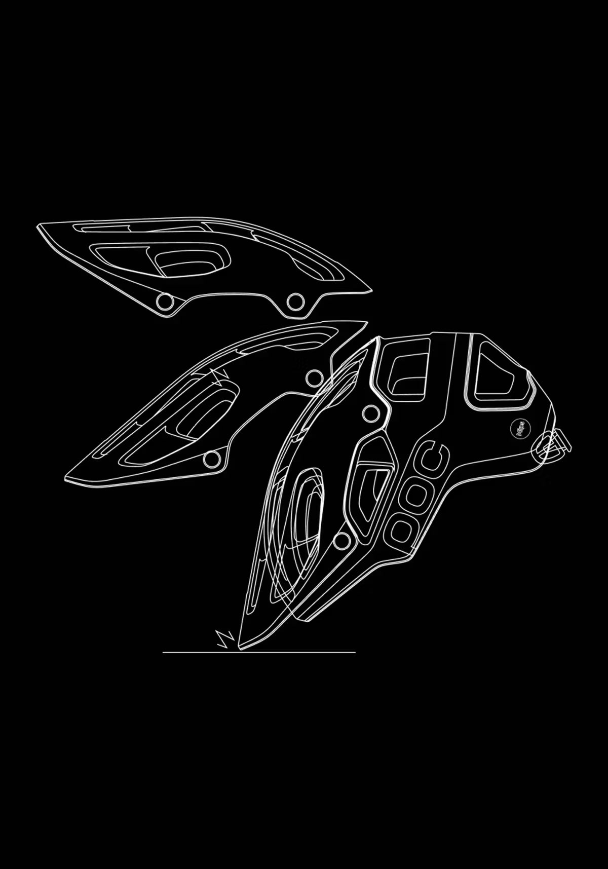 Casque VTT POC CULARIS PURE Gris/Blanc