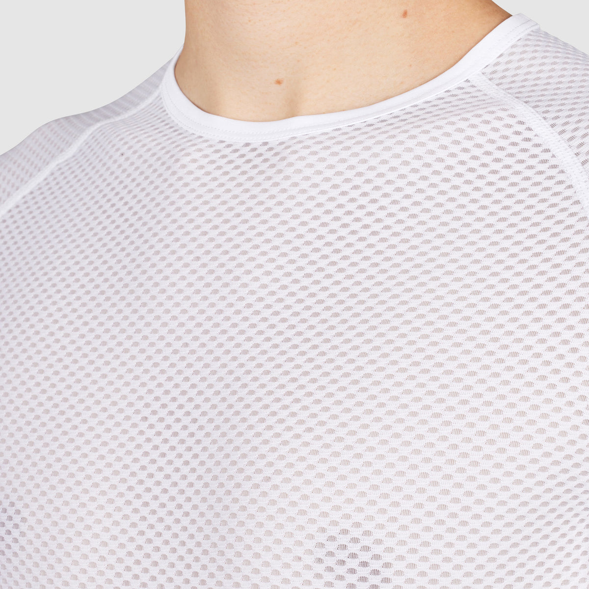 GRIPGRAB ULTRALIGHT MESH Short-Sleeved Base Layer White