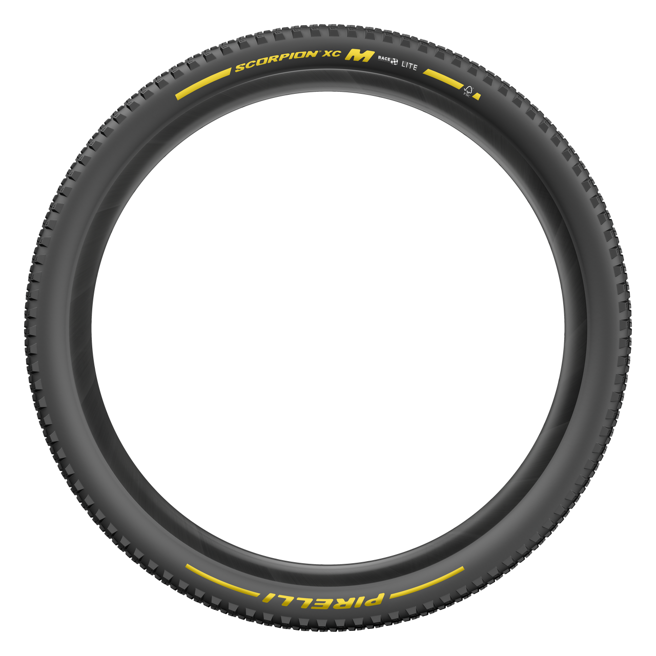PIRELLI SCORPION RACE XC M Lite 29x2.40 Tubeless Ready Soft Sort/Gul Team Edition-dæk