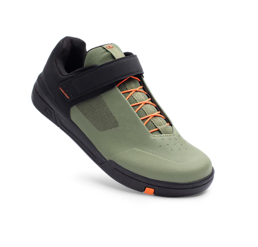 Chaussures VTT CRANKBROTHERS STAMP SPEED LACE FLAT Vert/Orange