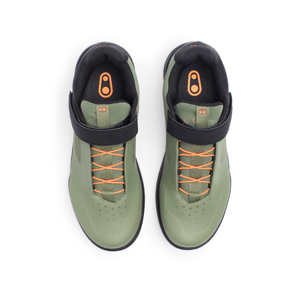 Chaussures VTT CRANKBROTHERS STAMP SPEED LACE FLAT Vert/Orange