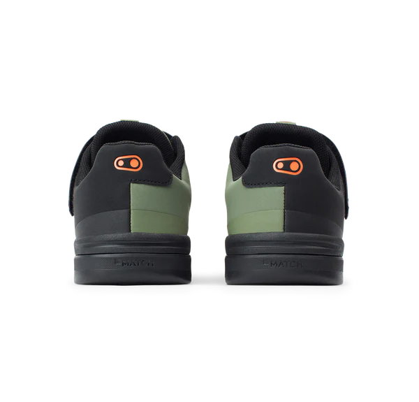 Chaussures VTT CRANKBROTHERS STAMP SPEED LACE FLAT Vert/Orange