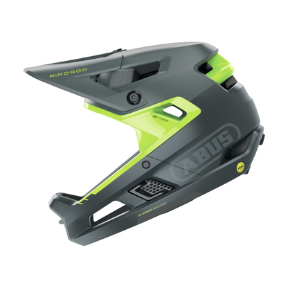 Kask MTB ABUS AIRDROP MIPS Szary/Żółty