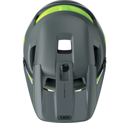 Kask MTB ABUS AIRDROP MIPS Szary/Żółty
