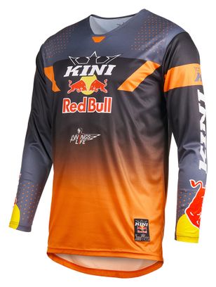 Μακρυμάνικη μπλούζα O'NEAL MXC Kini Red Bull 2.0 γκρι/πορτοκαλί – μπροστινή όψη