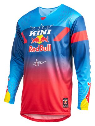 Maglia O'NEAL MXC Kini Red Bull 2.0 a maniche lunghe blu/rossa - vista frontale