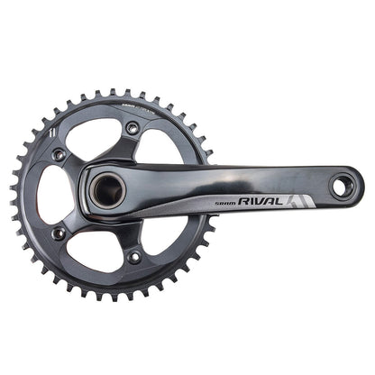 Pedaleiro 11V SRAM RIVAL 1 GXP Mono 5 Furos Preto