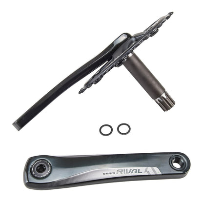 Pedaleiro 11V SRAM RIVAL 1 GXP Mono 5 Furos Preto