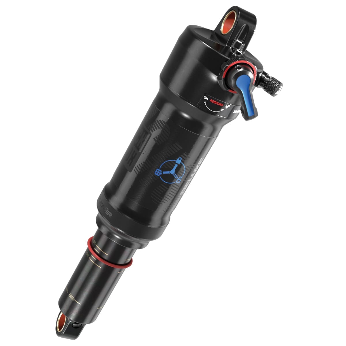 Stoßdämpfer ROCKSHOX DELUXE RT3 DEBONAIR Mid Reb/Mid Comp ( für Trek Fuel EX >2017 )