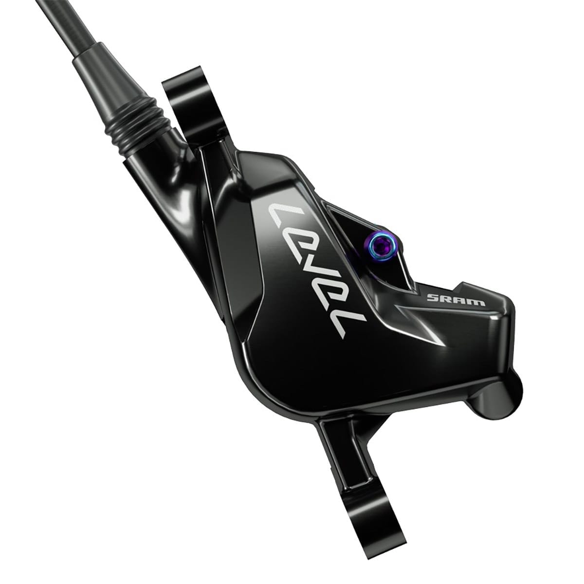SRAM LEVEL ULTIMATE Front Brake with Organic Pads (No Disc) Black / Rainbow