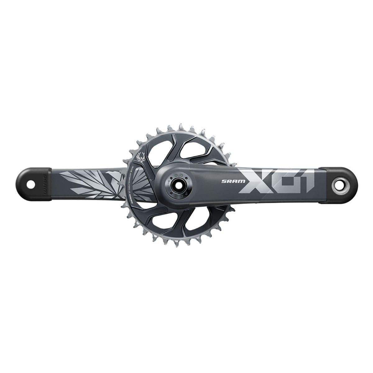 11/12V SRAM X01 EAGLE BOOST 148 DUB Black Carbon crankset