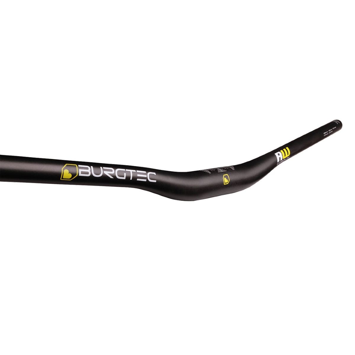 BURGTEC RIDEWIDE CARBON DH Rise 30 mm 35/800 mm Black Black handlebars